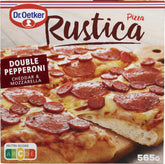 DR. OETKER PIZZA RUSTICA DOUBLE PEPPERON